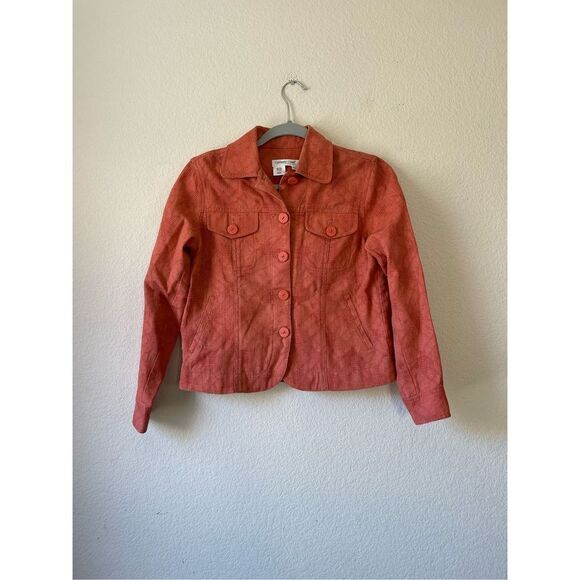 Cold water creek linen full design jacket petite xsmall - Picture 1 of 6